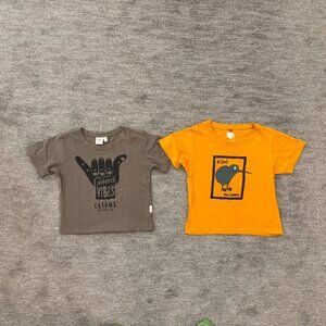 Kids' T-Shirts - Set of 2 - Australia - New Zealand - Good Vibes - Kiwi Bird